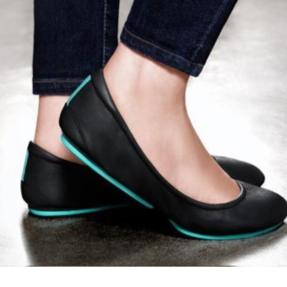 Tieks Classic Black Flats